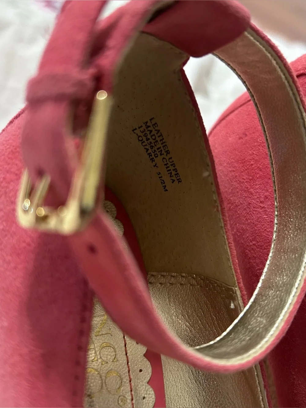 NEW Franco Sarto Suede Wedges